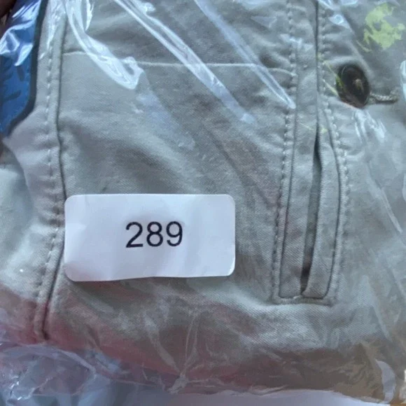 Mugsy Teddy Shorts Men's Sz 35 Light Gray Chino Everyday Cotton Blend - Picture 10 of 10